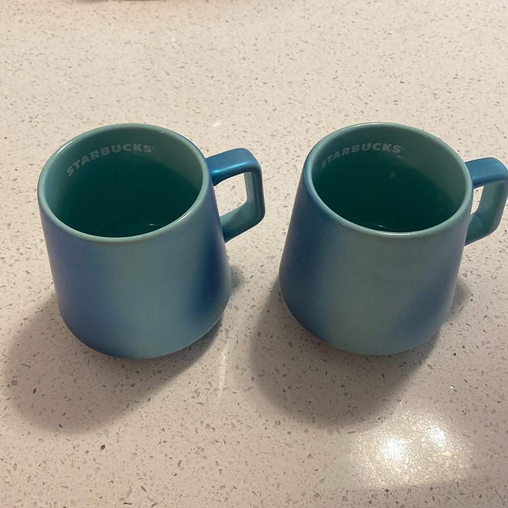 Starbucks 2021 summer turquoise shimmer mug